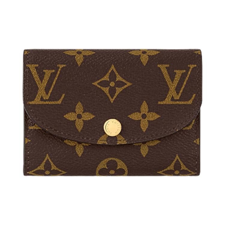 Louis Vuitton Rosalie Coin Purse 'Brown Monogram Canvas/Rose Ballerine Pink'