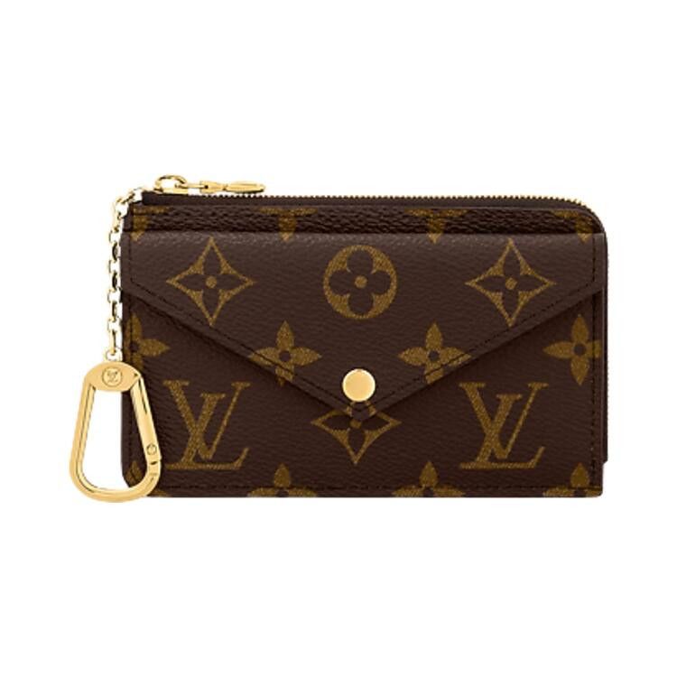 Louis Vuitton Card Holder Recto Verso 'Black/Brown Monogram Canvas'