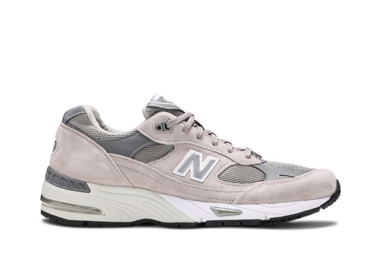 New Balance Men's 991 Made in England 'Grey White'
