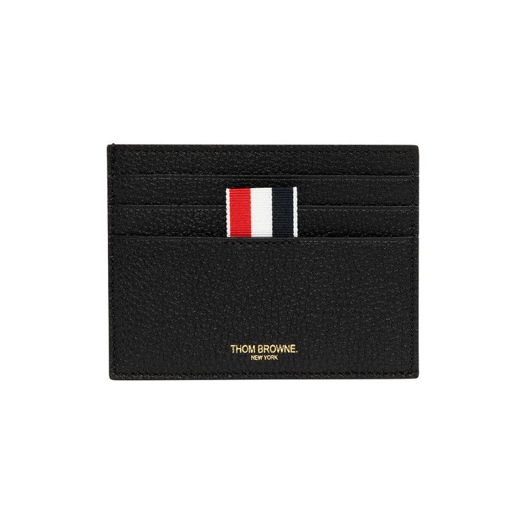 Thom Browne Single Card Holder 'Black'