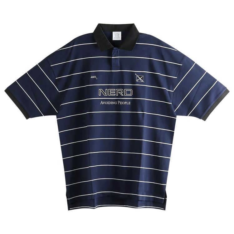 Vetements Nerd Polo 'Navy/White Stripes'