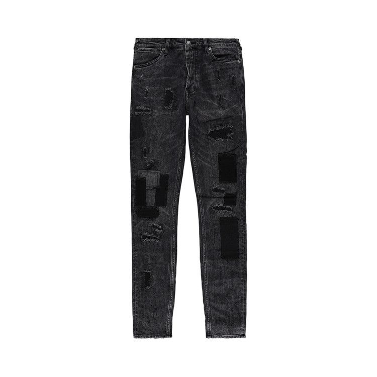 Ksubi Van Winkle Jean 'Led Black Rockstar Repair'