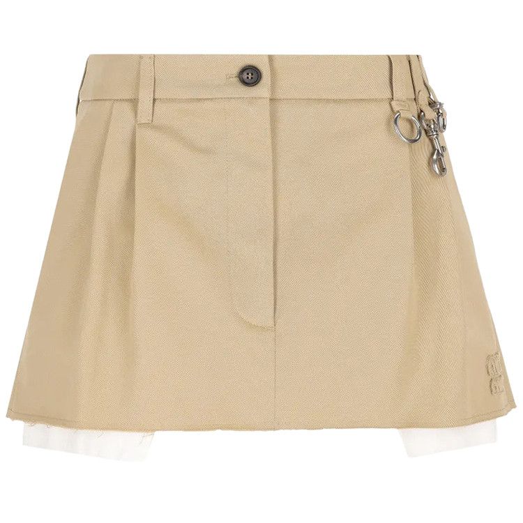 Miu Miu Chino Mini Skirt 'Cord'
