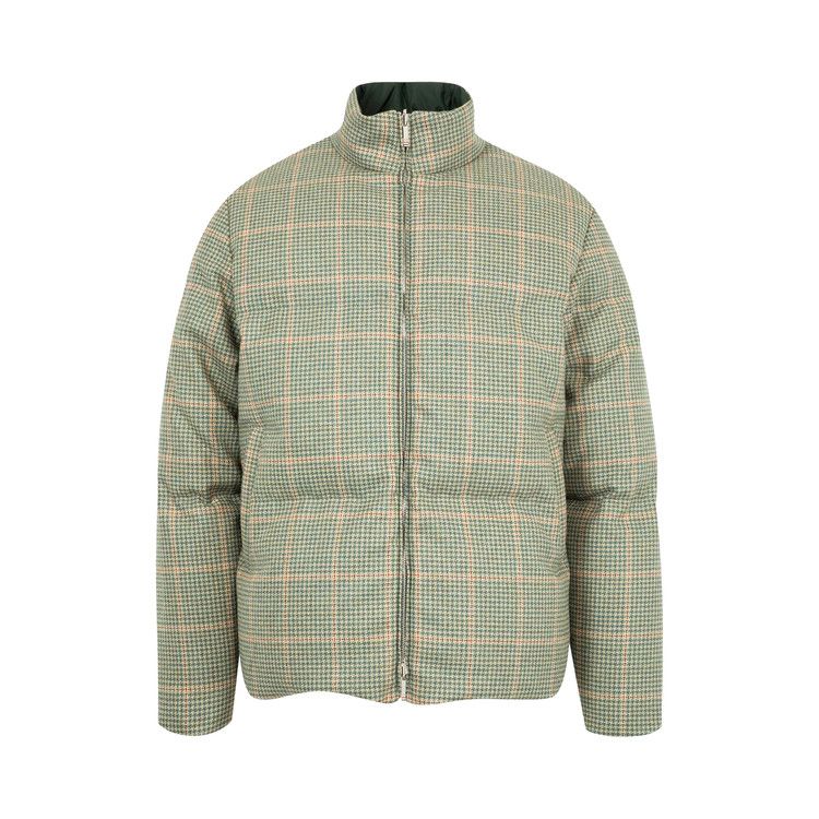 Thom Browne Reversible Funnel Neck Jacket In Ultra Light Nylon Tech 'Green'