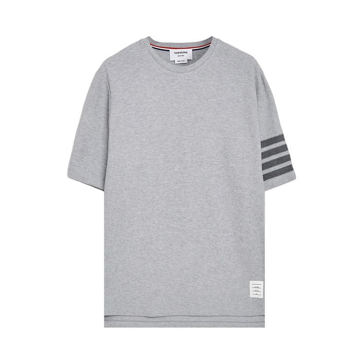 Thom Browne 4 Bar Short-Sleeve Tee 'Pale Grey'