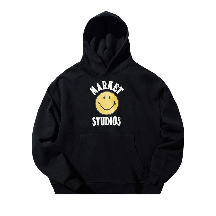 Market Smiley Lockup Hoodie 'Black'