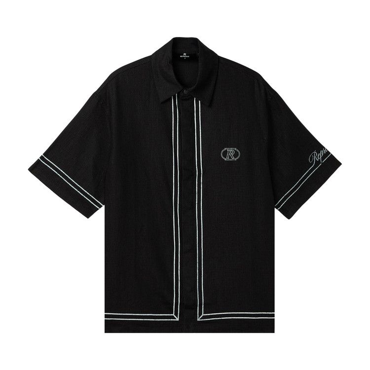 Represent Clo Border Shirt 'Jet Black'
