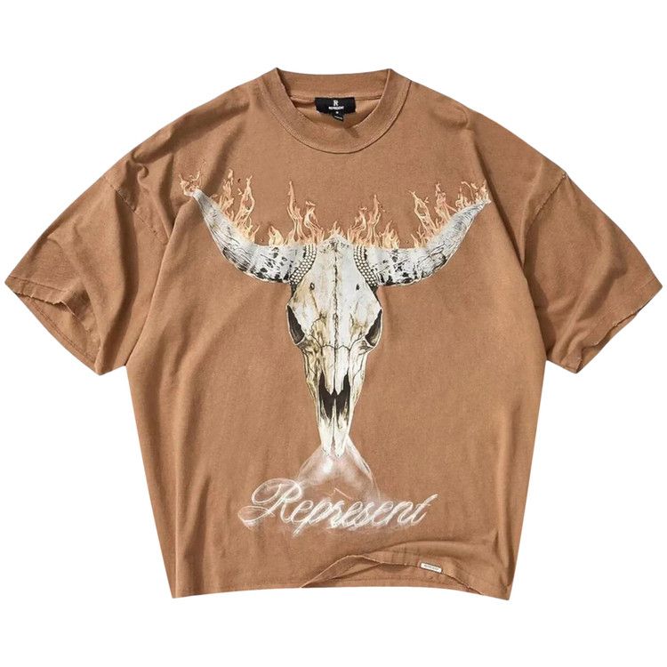 Represent Clo British Cowboys T-Shirt 'Dusty Brown'