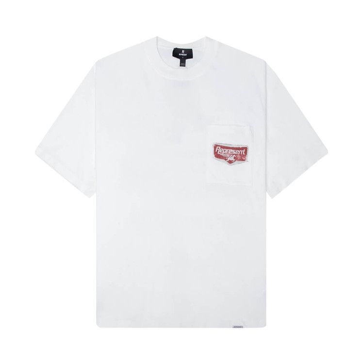 Represent Clo Nothing Faster T-Shirt 'Flat White'