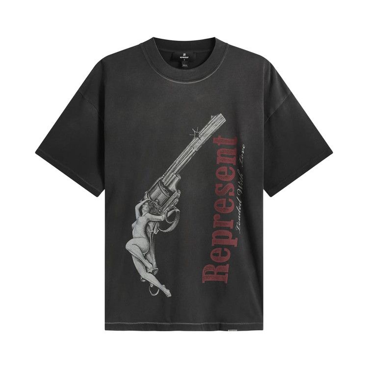 Represent Clo Loaded With Love T-Shirt 'Stained Black'