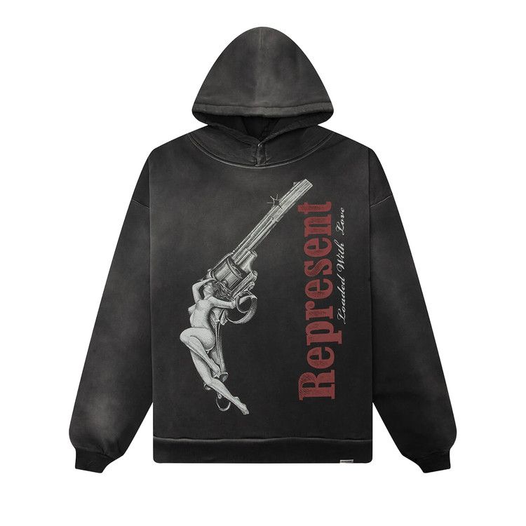 Represent Clo Loaded With Love Hoodie 'Stained Black'