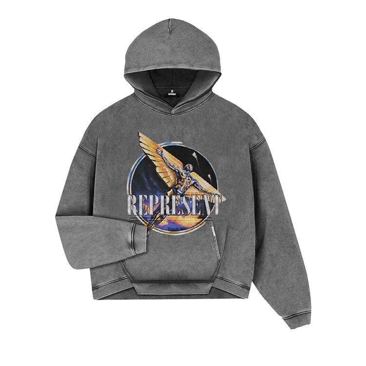 Represent Clo Golden Tour Hoodie 'Sun Fade Grey'