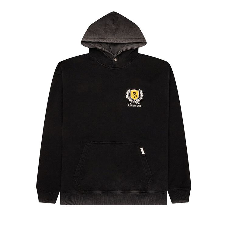 Represent Clo Crest Hoodie 'Vintage Black'