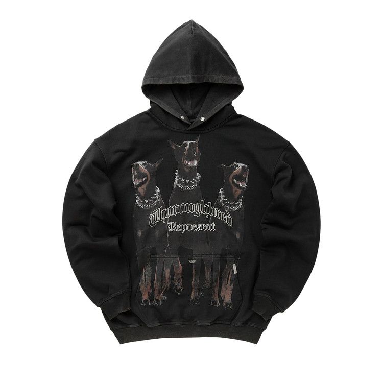 Represent Clo Thoroughbred Hoodie 'Vintage Black'