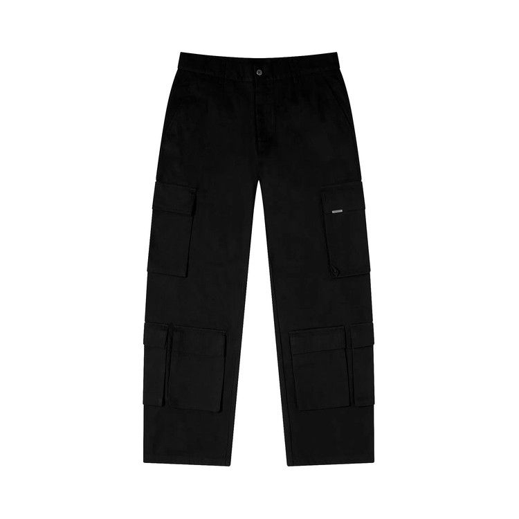 Represent Clo Baggy Cargo Pants 'Black'