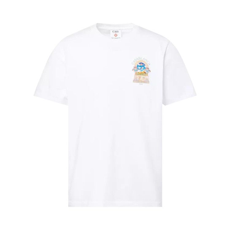 Casablanca Egyptian Arch Classic T-Shirt 'White'