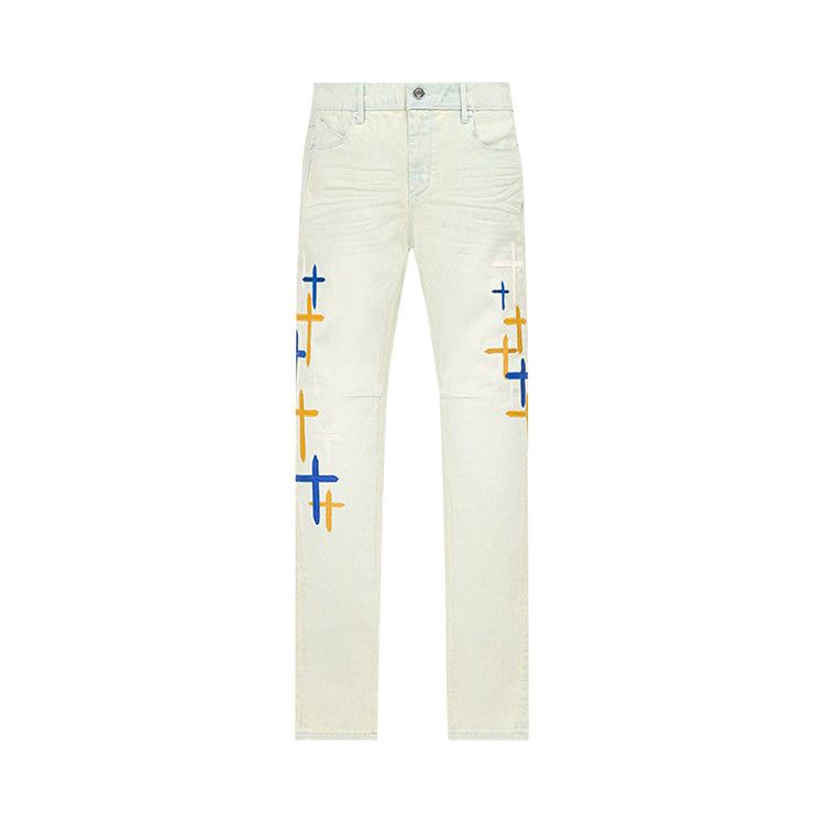 RtA Bryant Skinny Jean 'Stormy Sky Cross Patch'