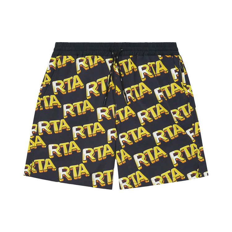 RtA Matt Swim Trunk 'Black Bullion'