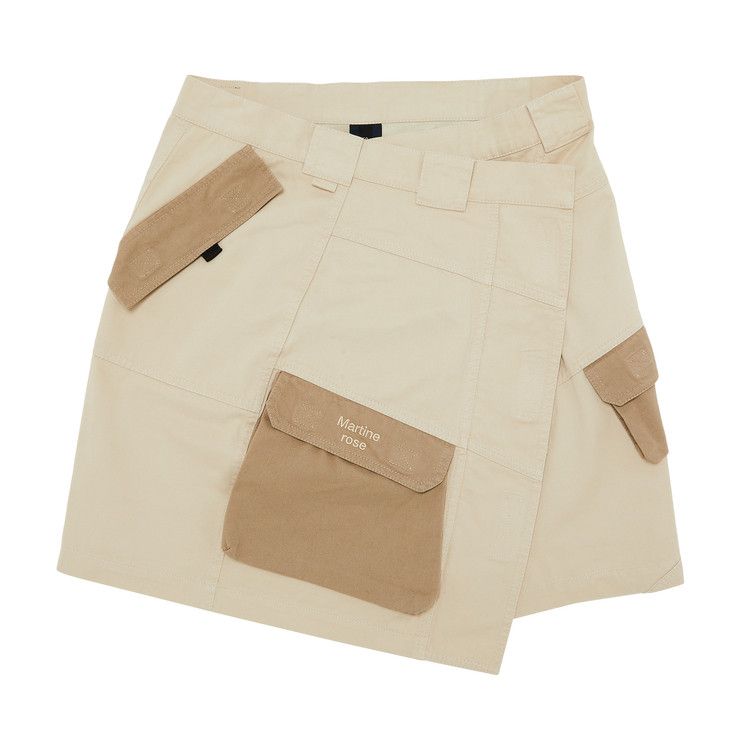 Martine Rose Wrap Cargo Skirt 'Beige'