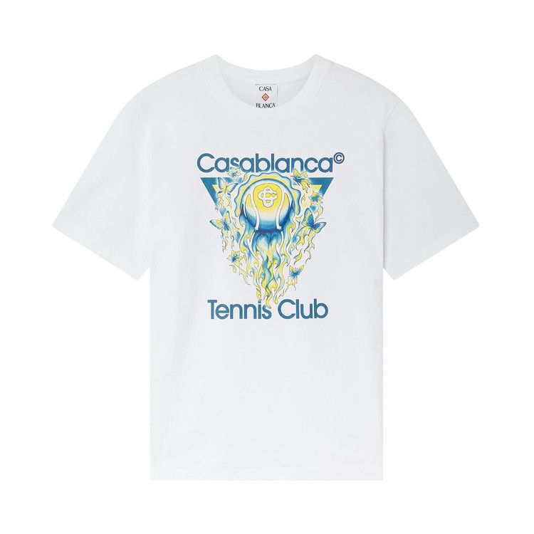 Casablanca Tennis Club Icon Classic T-Shirt 'White'