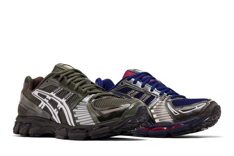 Marvel vs. Capcom x Kith x ASICS Gel Kayano 12.1 'Double Box - Captain America vs. Guile' With Comic Book