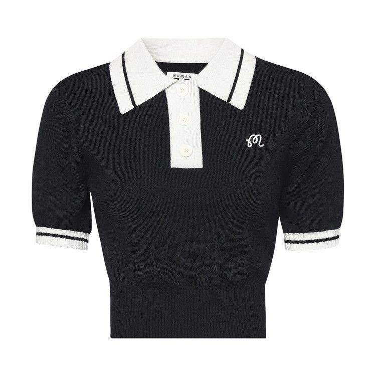 Malbon Mikayla Polo T-Shirt  'Black'