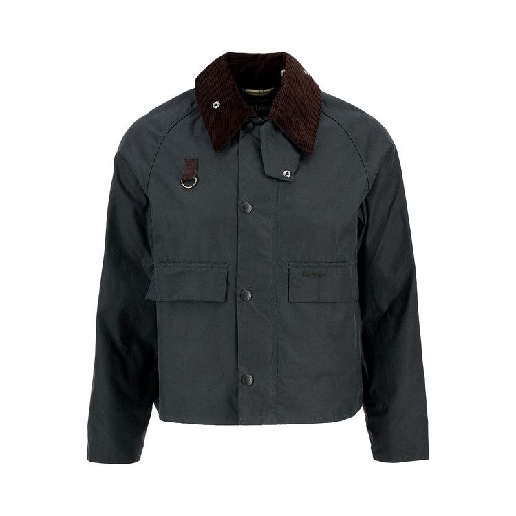 Barbour Spey Slim Waxed Jacket 'Sage'
