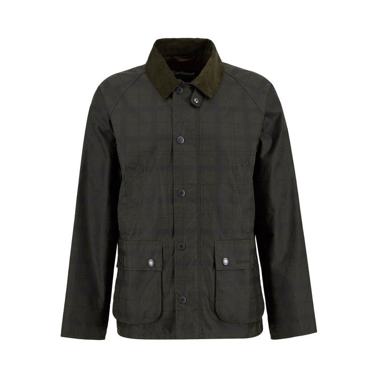 Barbour Tartan Ambleside Wax Jacket 'Archive Olive'