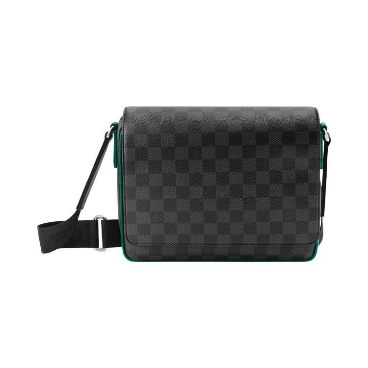 Louis Vuitton District Messenger 'Borneo Green/Black Damier Graphite Canvas'