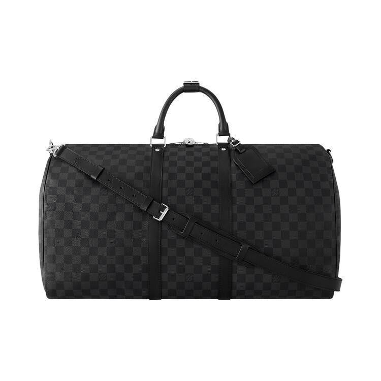 Louis Vuitton Keepall Bandoulière 55 'Black Damier Graphite Canvas'