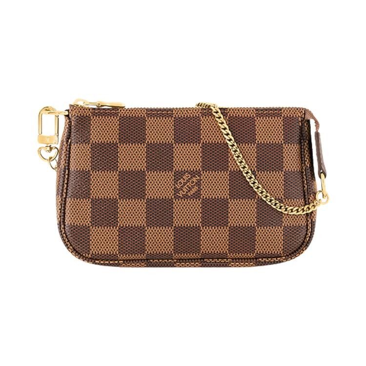 Louis Vuitton Mini Pochette Accessoires 'Brown Damier Ebene Canvas'