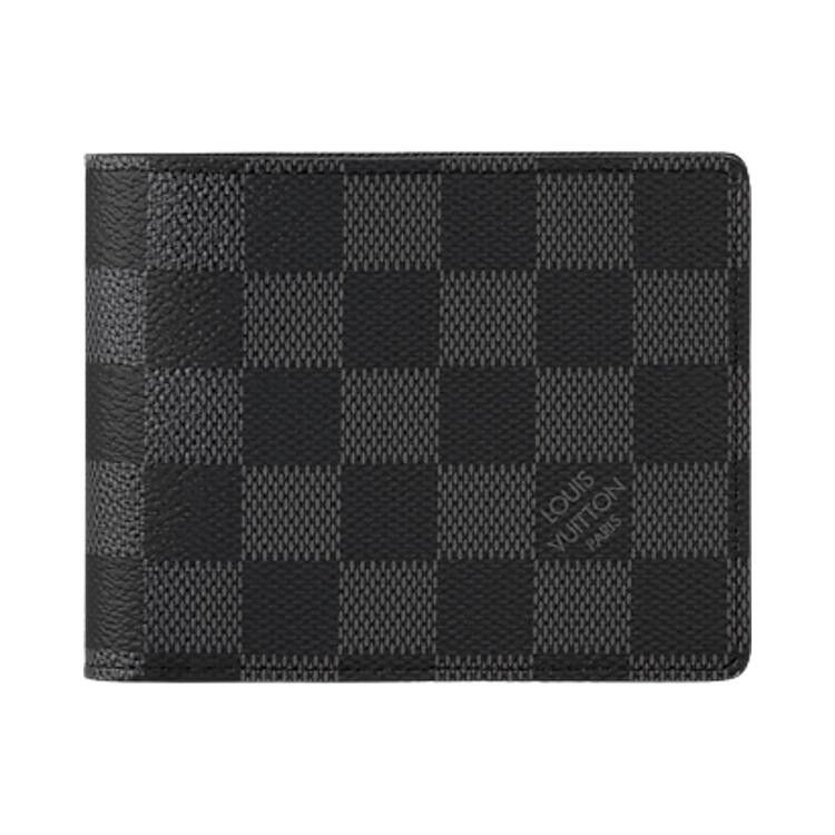 Louis Vuitton Multiple Wallet 'Black Damier Graphite Canvas'