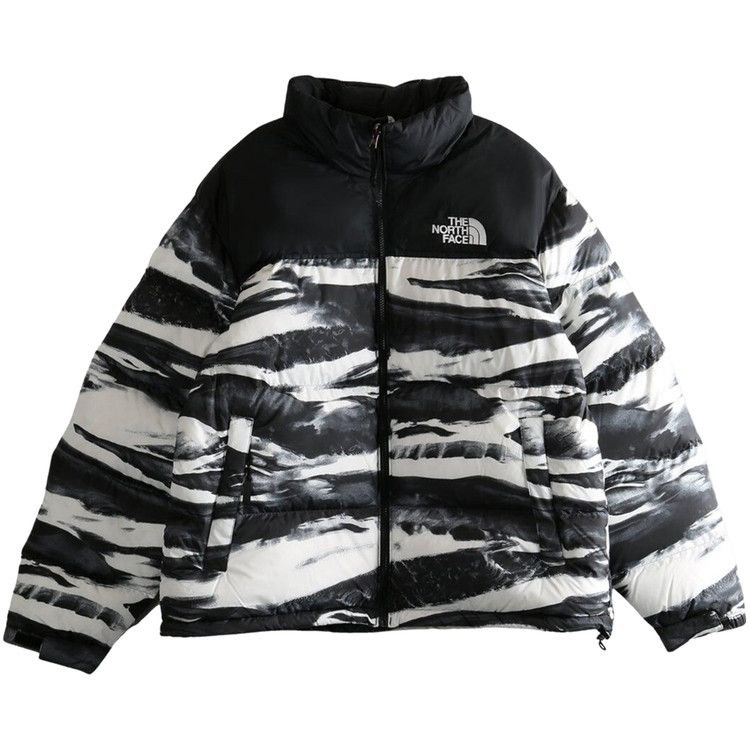 The North Face 1996 Retro Nuptse Jacket 'TNF Black Edge Of Light Print/TNF Black'