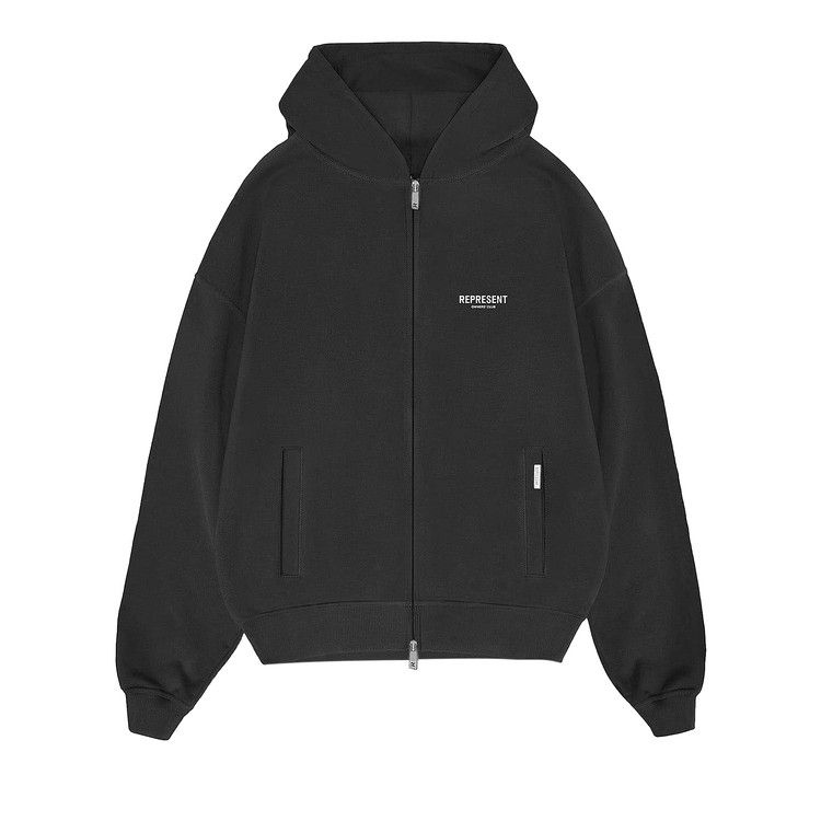 Represent Clo Owners Club Zip Hoodie 'Black'