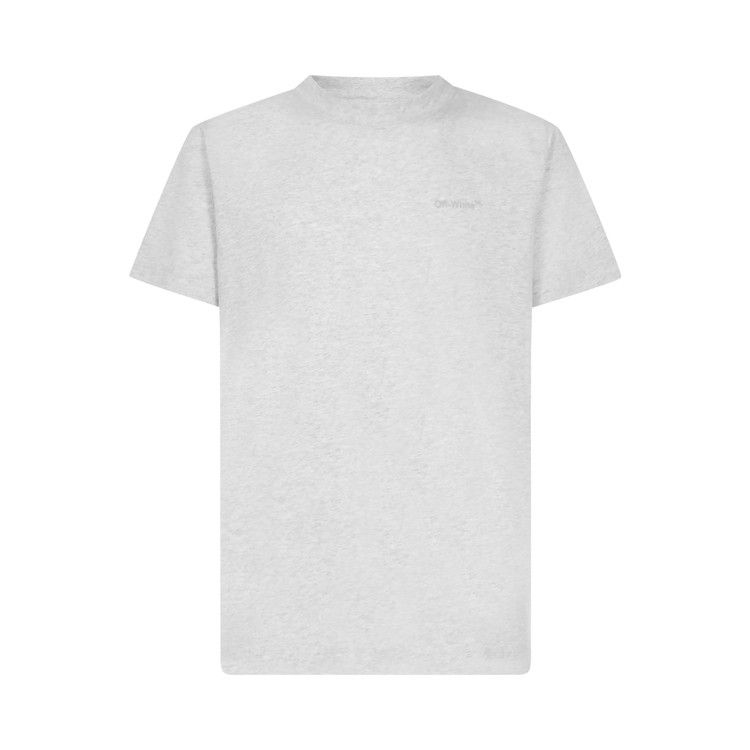 Off-White Diag Tab Slim Tee 'Melange Grey'