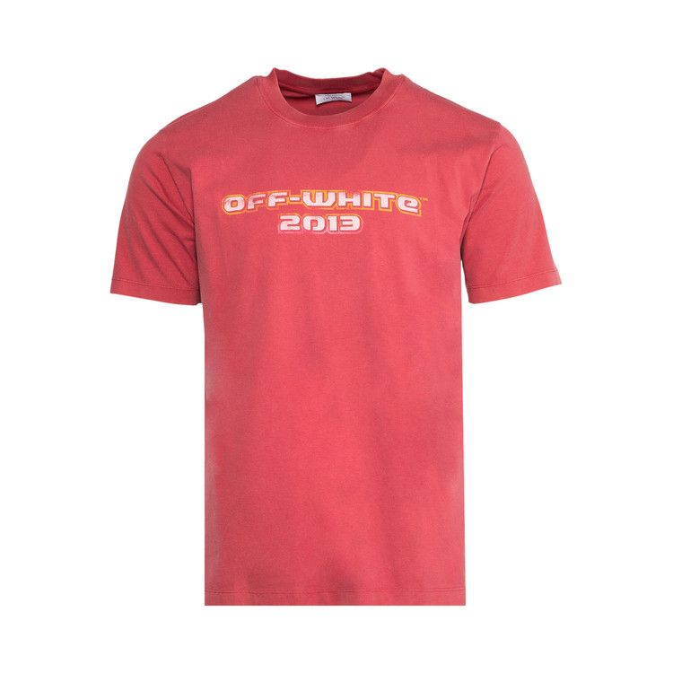 Off-White Digit Bacchus Slim Short-Sleeve Tee 'Rio Red/Multicolor'