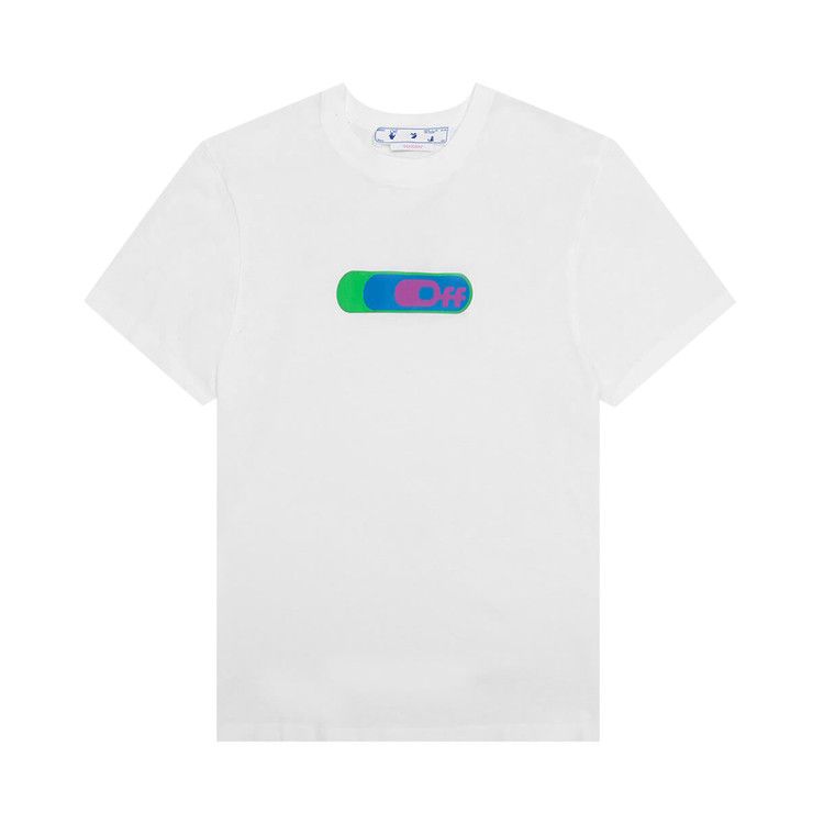 Off-White High Weed Slim Short-Sleeve Tee 'White/Green'