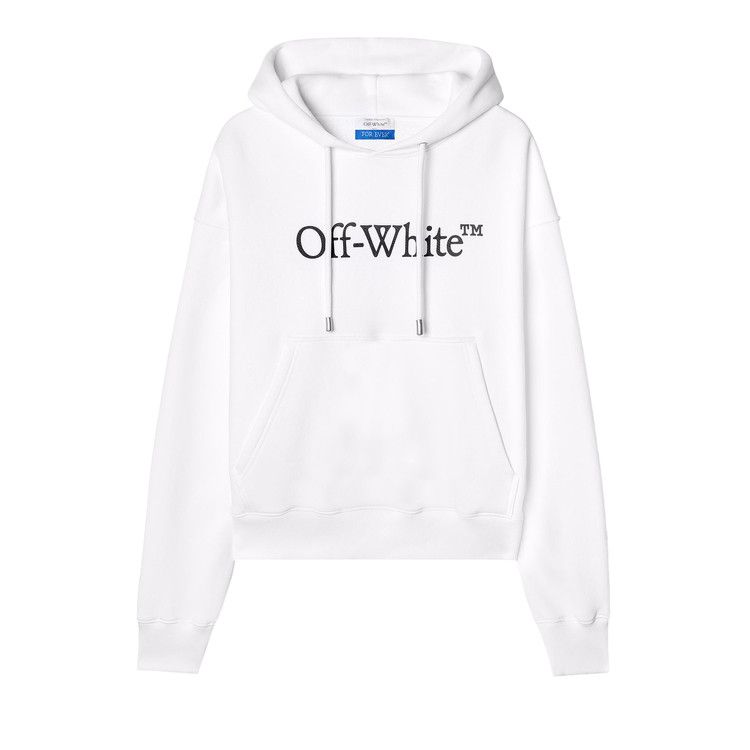Off-White Big Bookish Skate Hoodie 'White/Black'