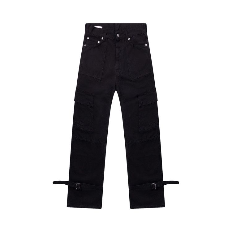 Off-White Wave Off Canvas Cargo Pant 'Black'