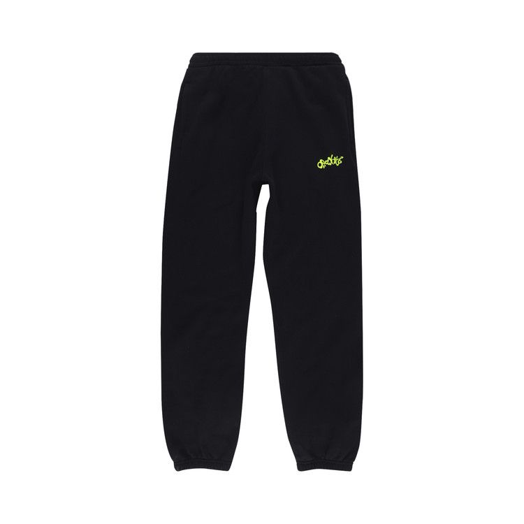 Off-White Opposite Arrow Slim Sweatpants 'Black/Lime'