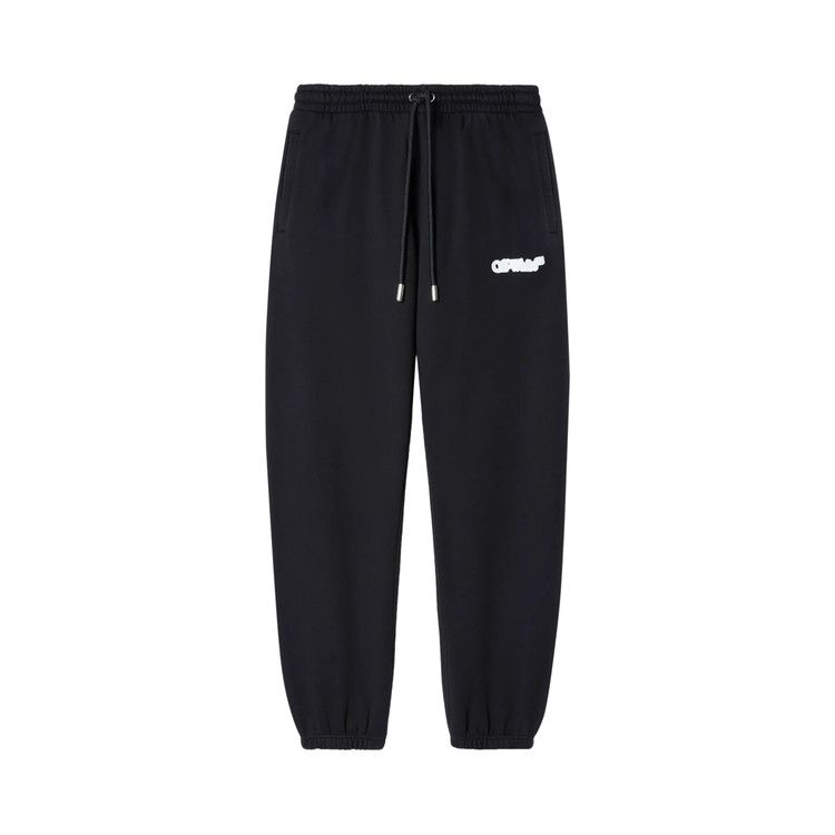 Off-White Spray Arrow Cuffed Sweatpants 'Black/White'