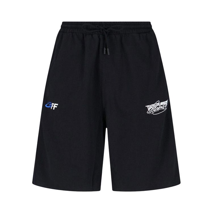 Off-White Exactly The Opposite Arrow Skate Sweatshorts 'Black'