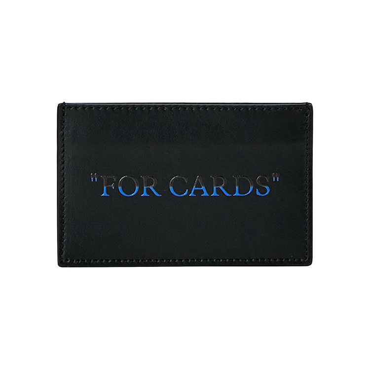 Off-White Quote Bookish Cardholder 'Black/Blue'