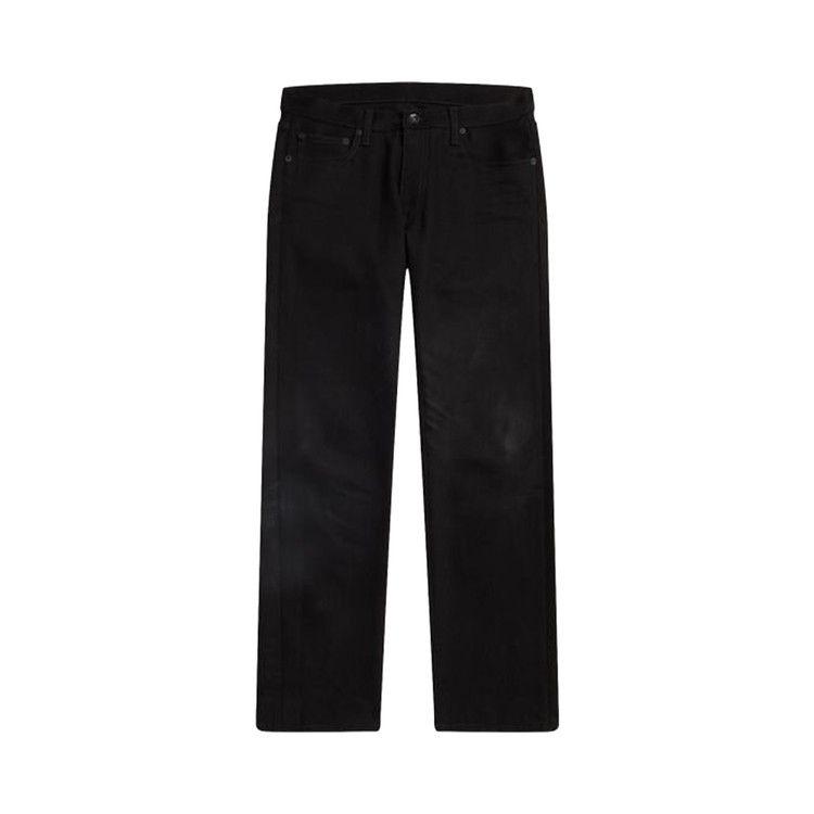 Off-White Diag Print Straight Leg Jeans 'Black/White'