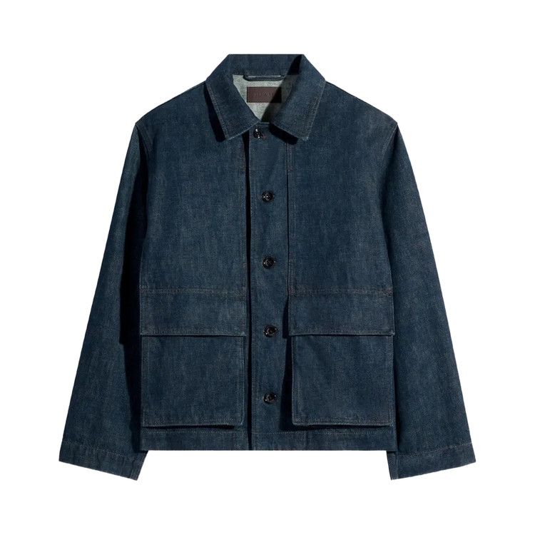 Lemaire Boxy Jacket 'Denim Indigo'