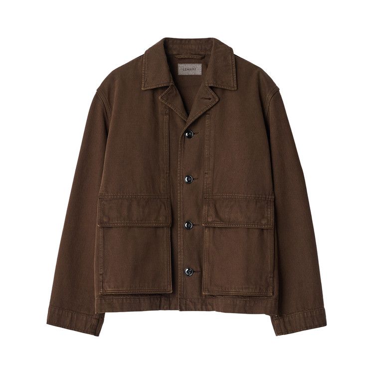 Lemaire Boxy Jacket 'Ristretto'