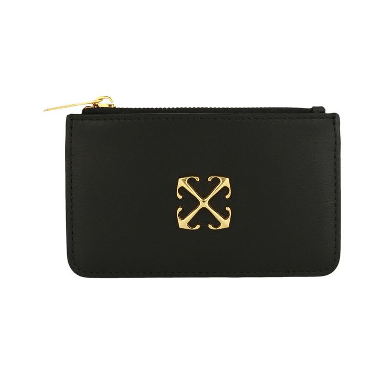 Off-White Jitney Arrows Plaque Leather Wallet 'Black'