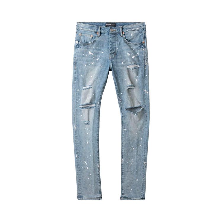 PURPLE BRAND Paint Jeans 'Light Indigo'