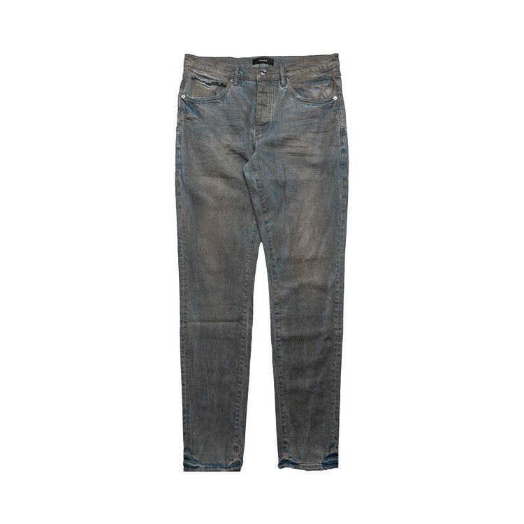 PURPLE BRAND Low Rise Skinny Leg Monterrico Mud Jean 'Grey'