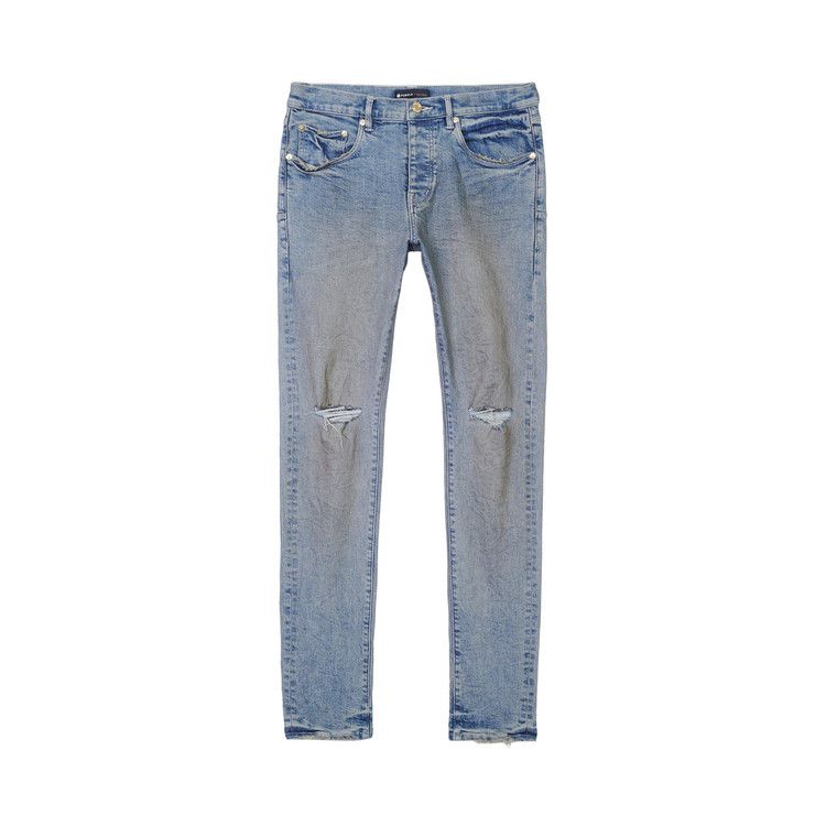 PURPLE BRAND Low Rise Skinny Jeans 'Vintage Indigo/Faded Grey Overdye'